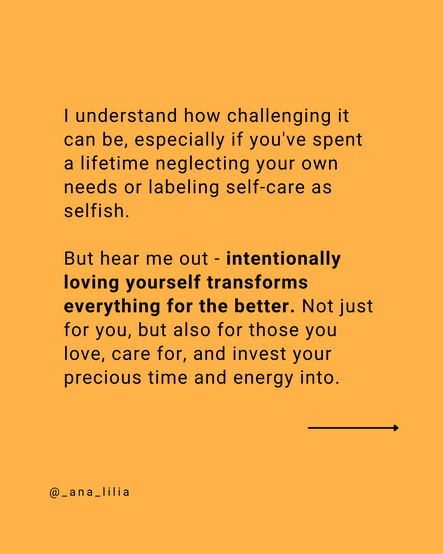 What does self-love look like?