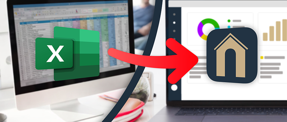 Symbolbild für den Umstieg von Excel auf eine digitale Plattform in der Immobilienbewirtschaftung mit Fokus auf Prozesse und Transparenz