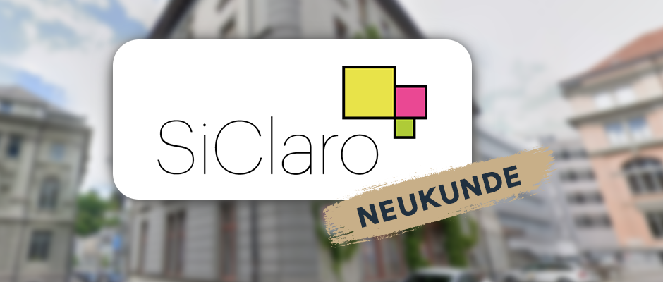 Wir begrüssen als neuen Kunden: Siclaro AG