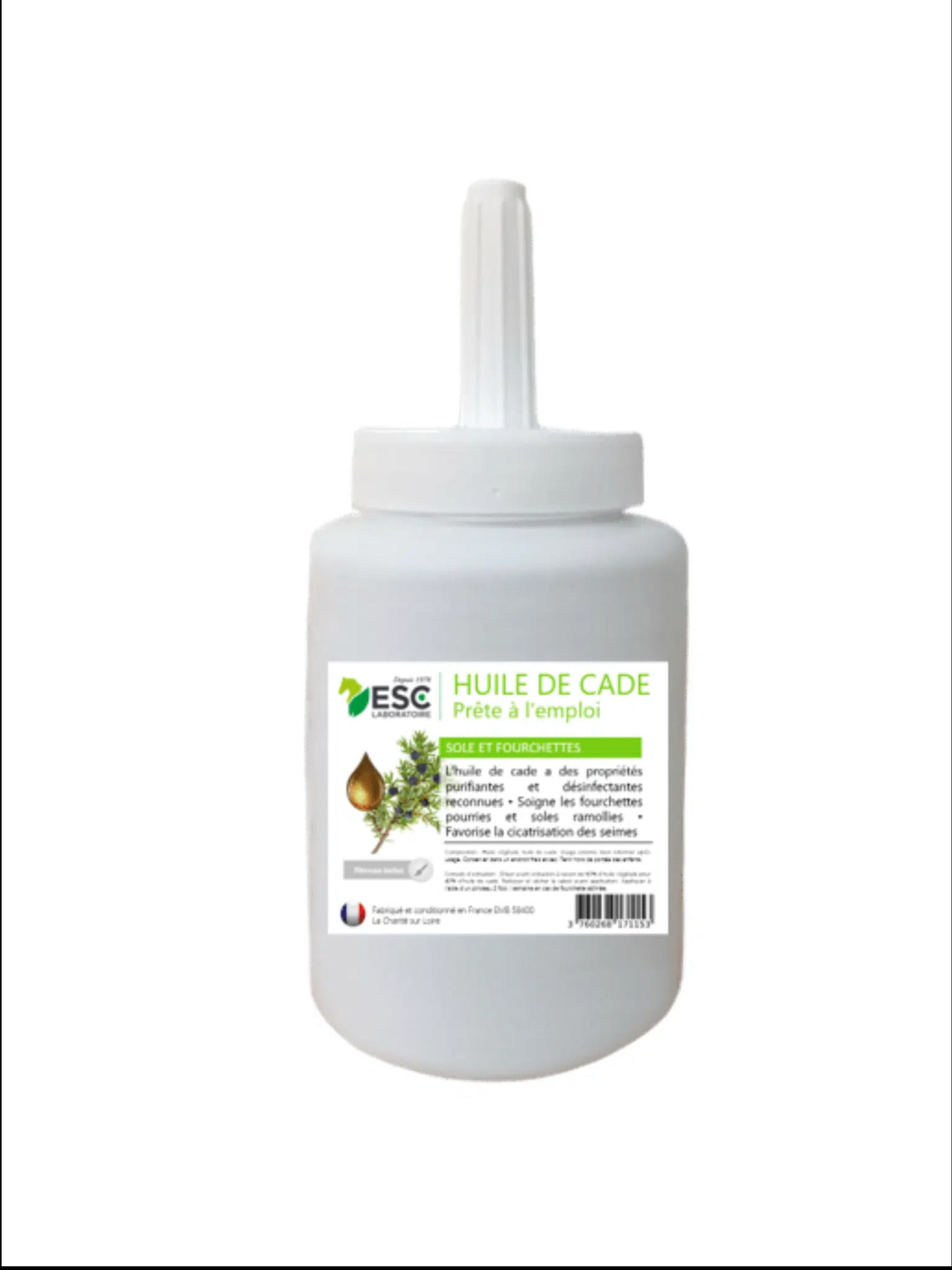 HUILE DE CADE – Assainit et protège les sabots de l’humidité