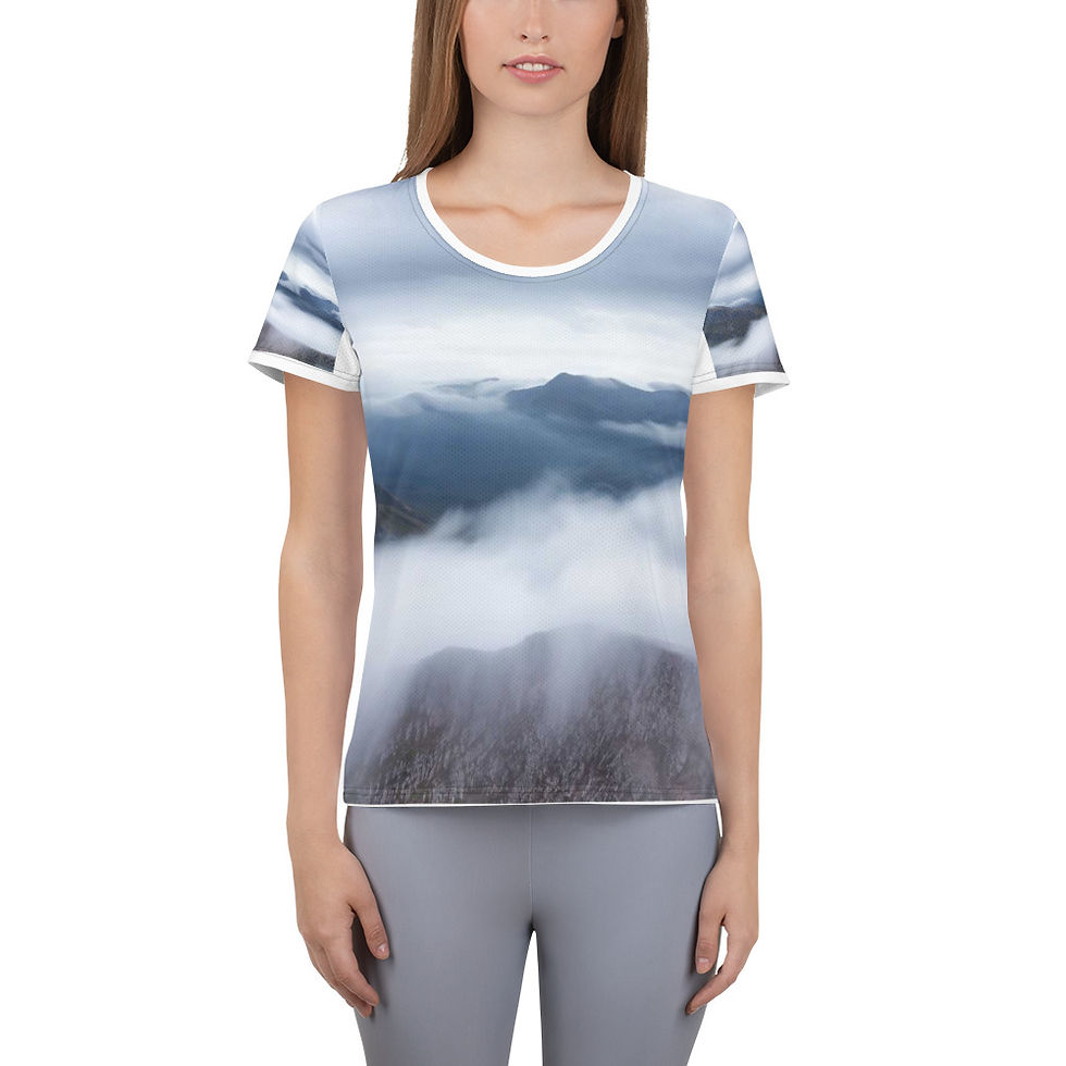 All-Over Print Women's Athletic T-shirt