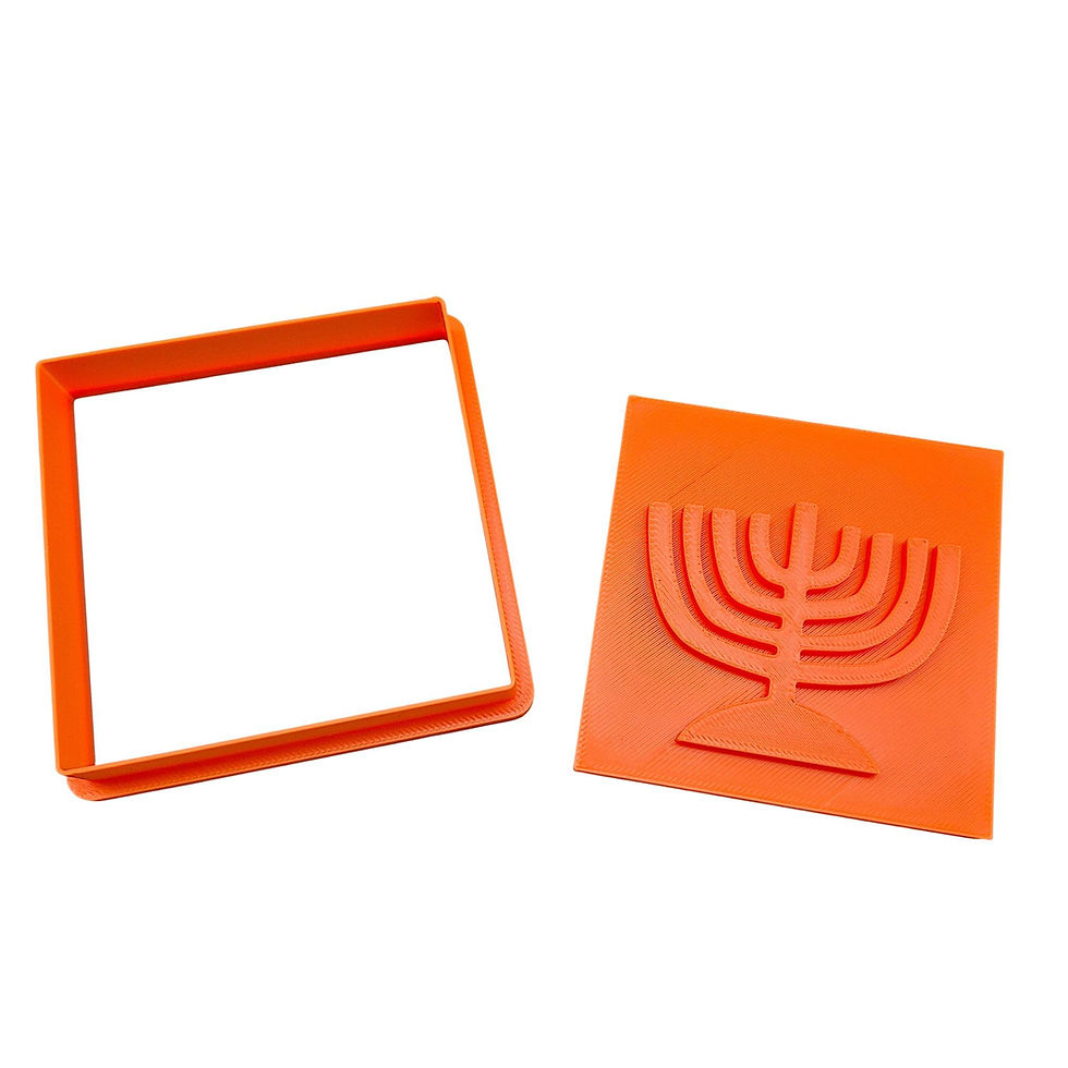 Thumbnail: Hanukkah | Cookie cutter with stamp