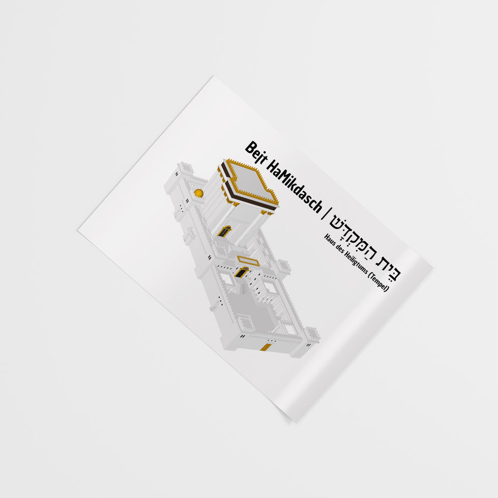 Tempel in Jerusalem, Jerusalemer Tempel, Bejt Hamikdasch, Jüdischer Tempel, Chanukka Bastelset, Chanukka Aktivitäten