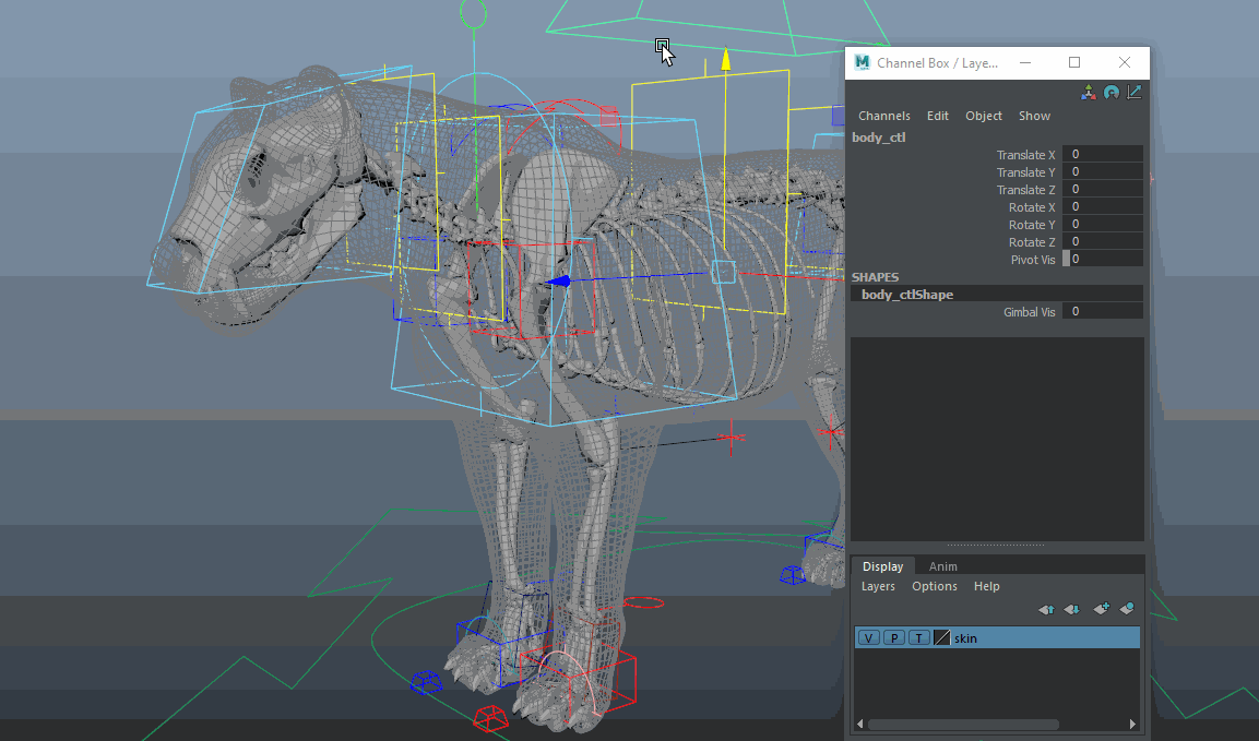 Creature rigging system (Animation rig state [WIP])