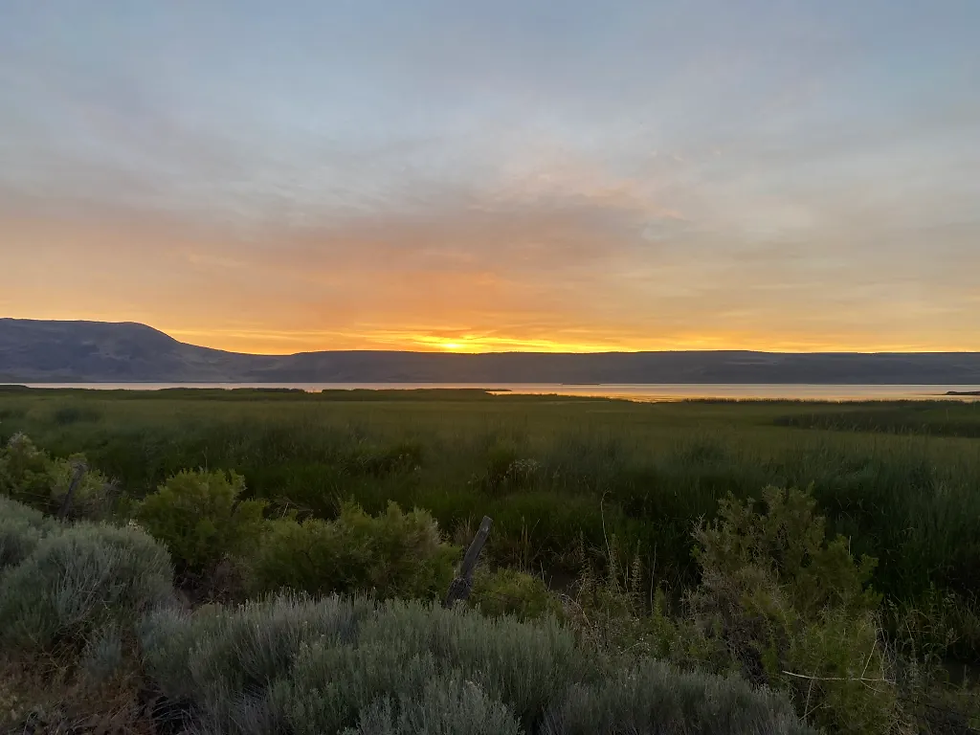 Sunrise at Crump Lake
