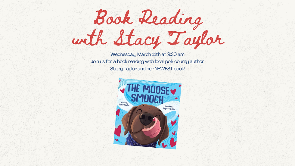 Book Reading with Stacy Taylor 🐶