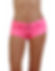 Short Wetlook rose ceinture anneau