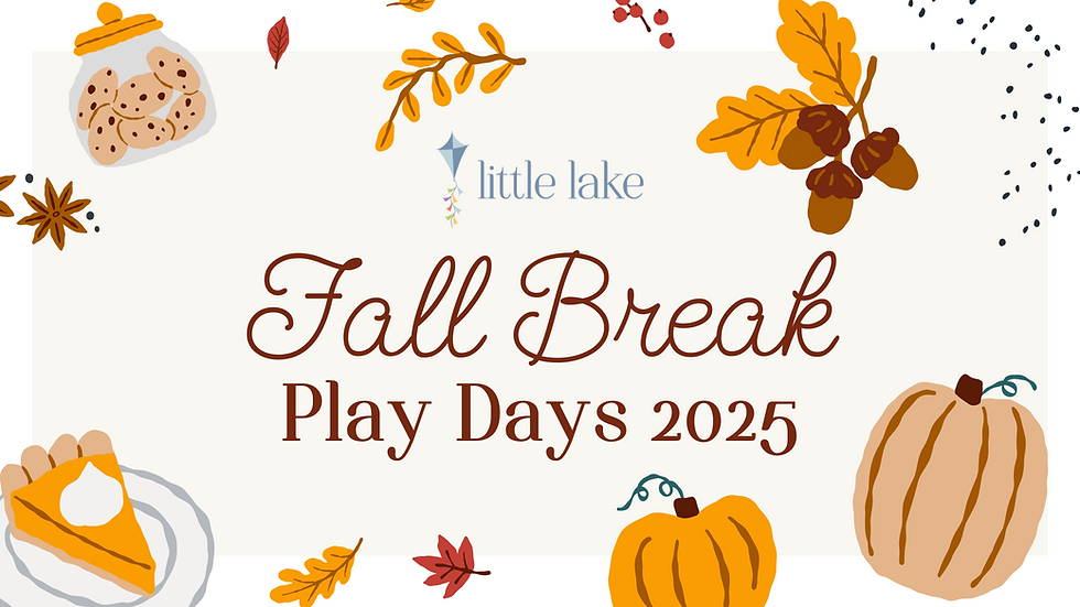 HALF DAY: Fall Break Play Day 🍂