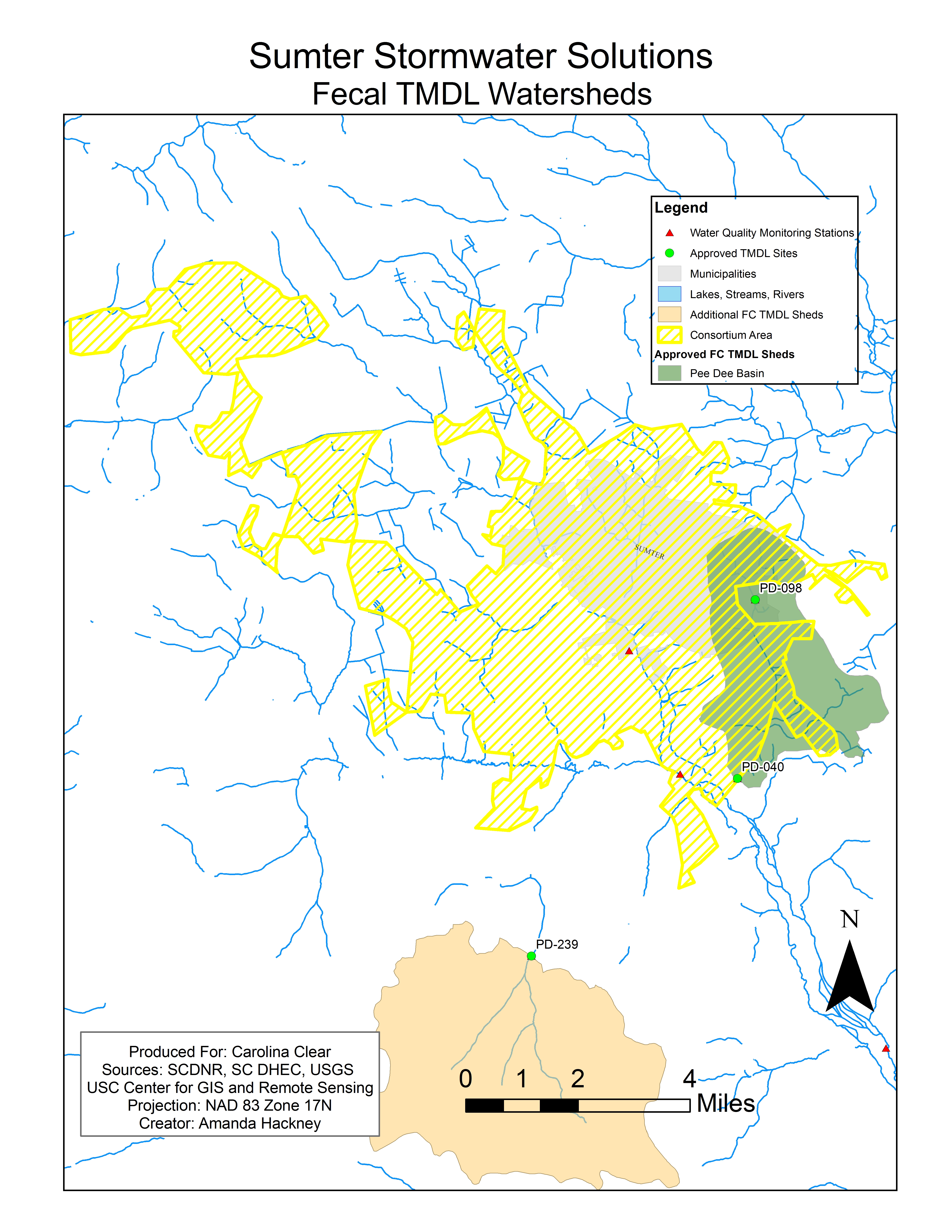 Simple polygon map example