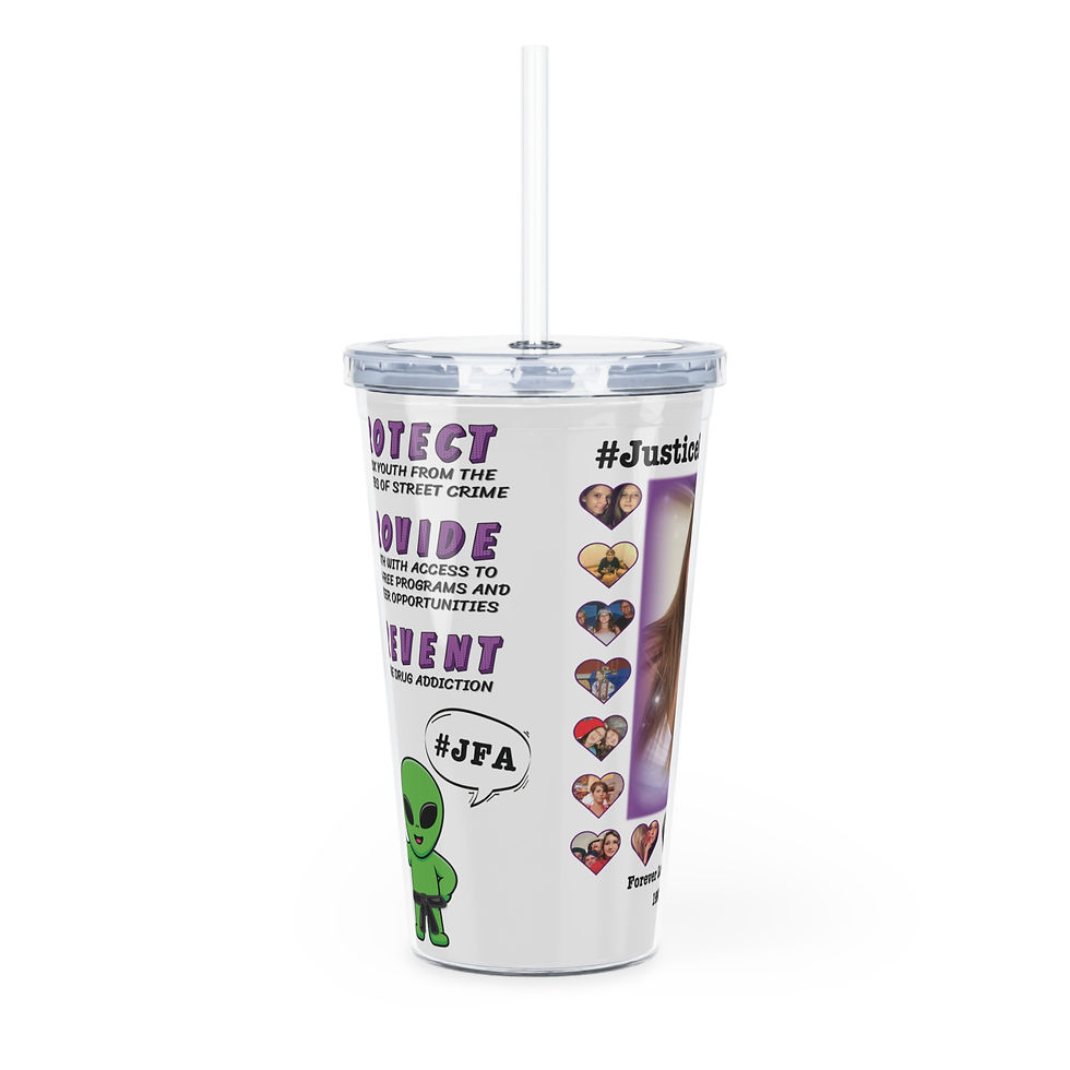 Thumbnail: #JusticeForAshlyn ABF Tumbler Cup with Straw
