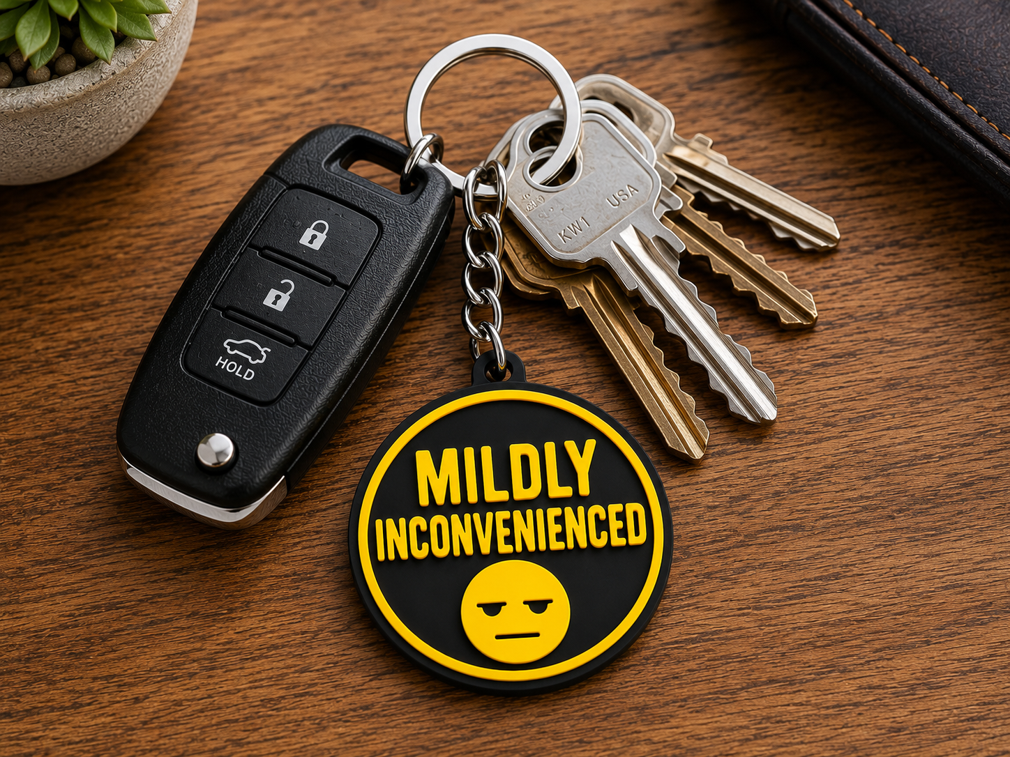 Mildly Inconvenienced Keychain