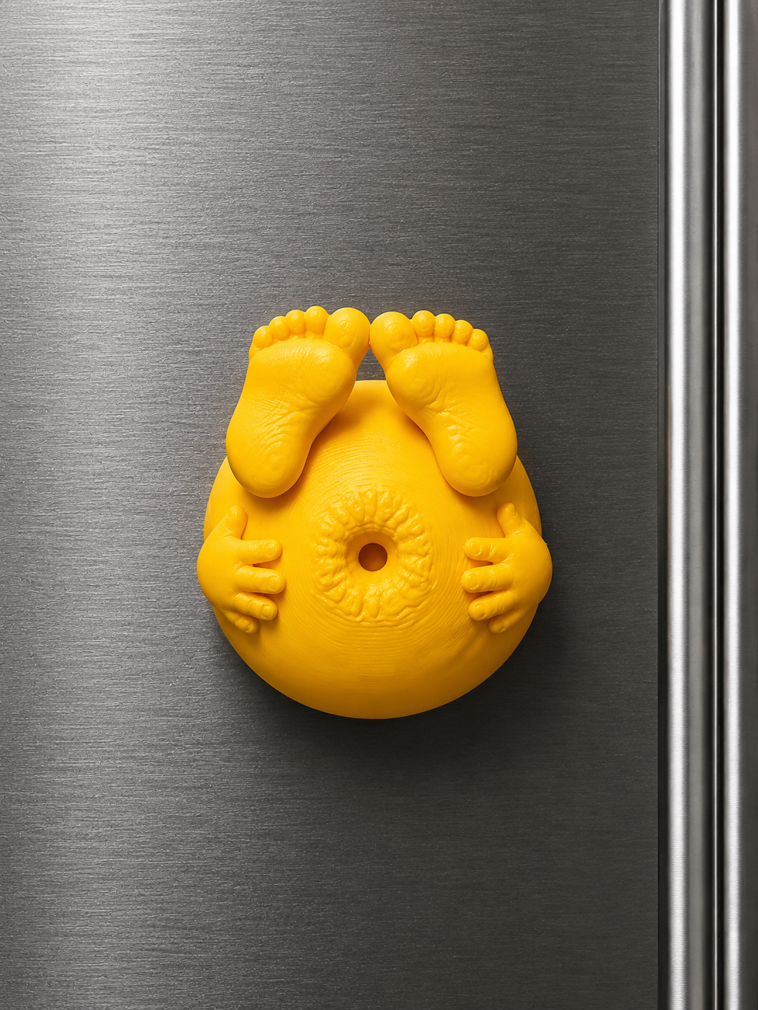 Funny Butt Emoji Fridge Magnet