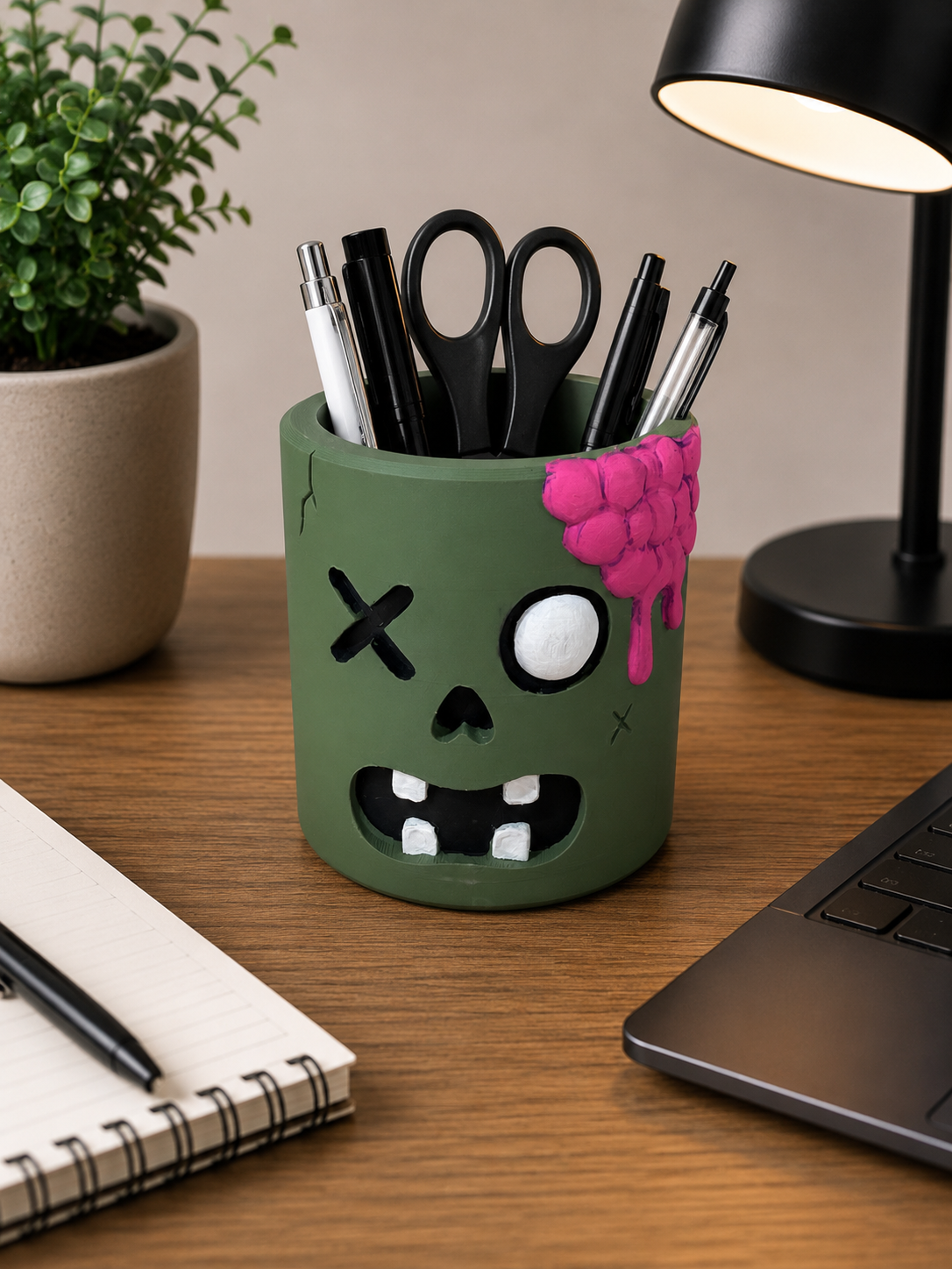 Zombie Desk Tidy - Skully