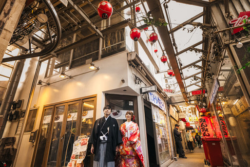 吉祥寺の思い出の場所え和装前撮り