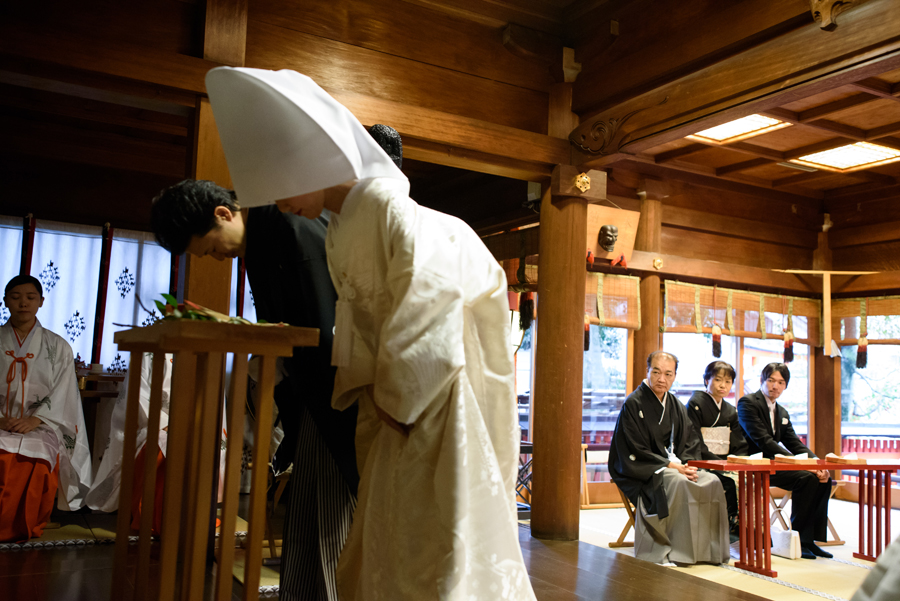 馬橋稲荷神社での結婚式