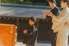 井草八幡宮で5歳の七五三
