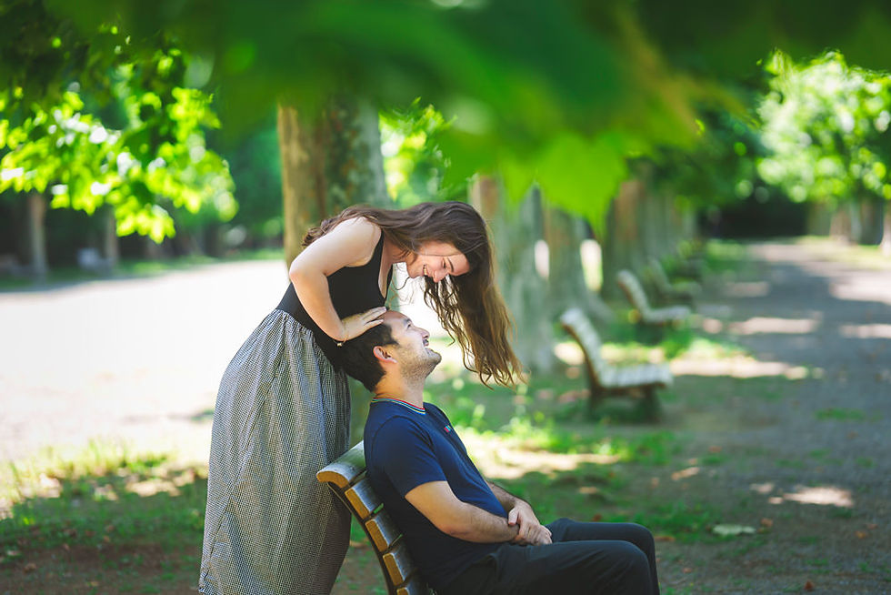 A Surprise Proposal at Shinjuku Gyoen National Garden: Capturing the Moment
