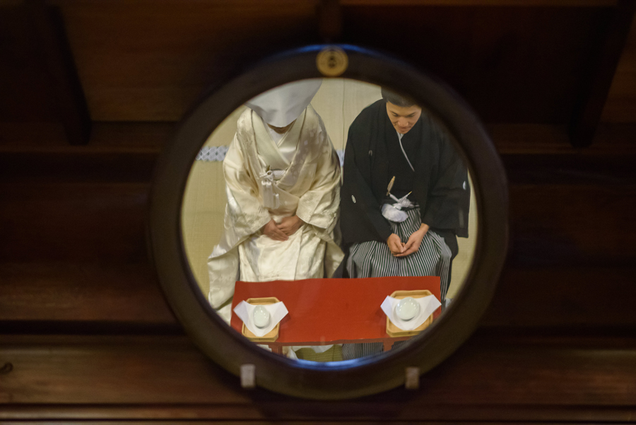 馬橋稲荷神社での結婚式