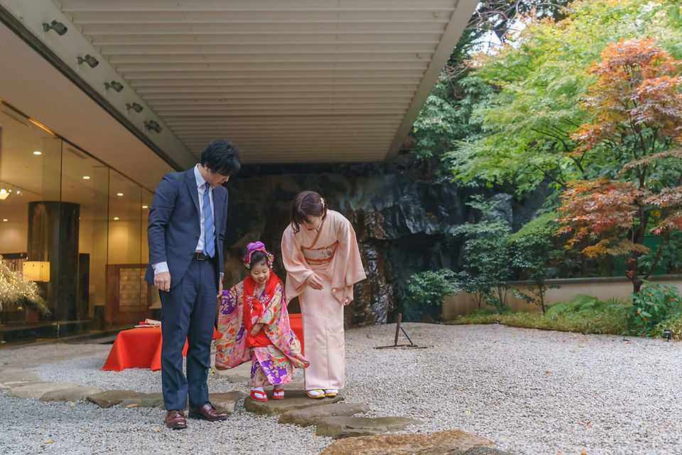 目黒雅叙園での記念写真