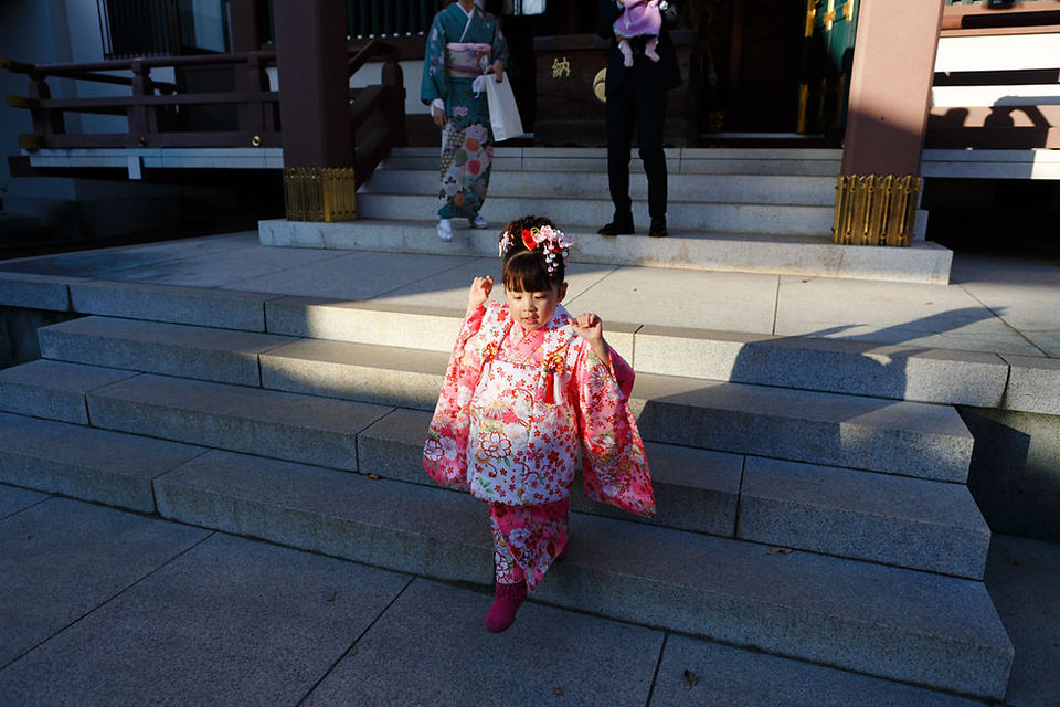 赤塚氷川神社さんでの七五三詣り