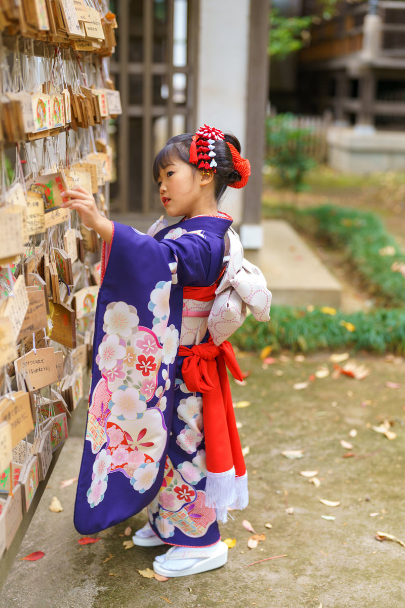 石神井氷川神社での七五三詣り