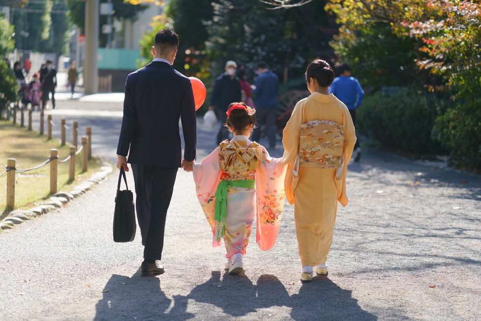阿佐ヶ谷神明宮での七五三撮影