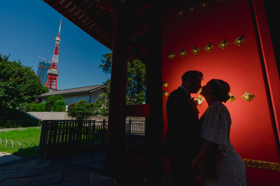 Pre-wedding session with Tokyo Tower