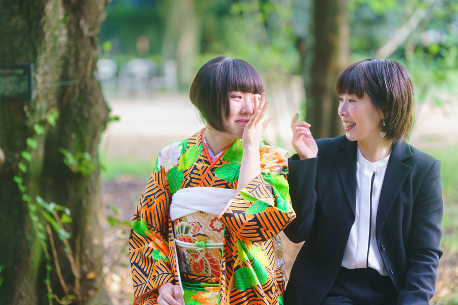 家族に感謝の気持ちを伝える成人式撮影