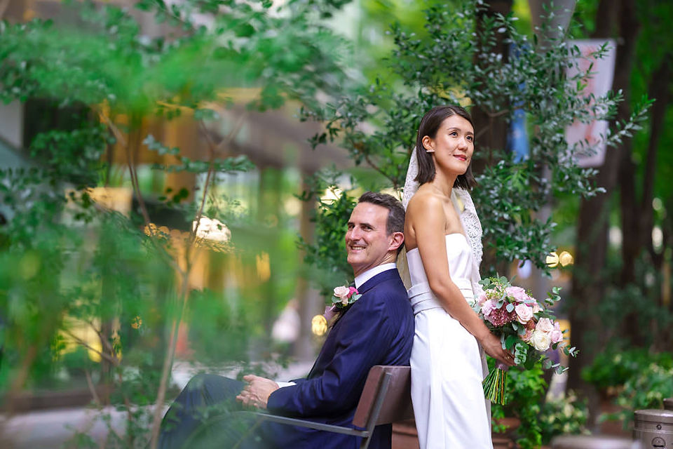 wedding photo session at Marunouchi, tokyo
