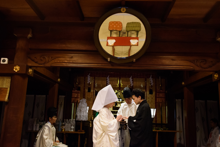 馬橋稲荷神社での結婚式