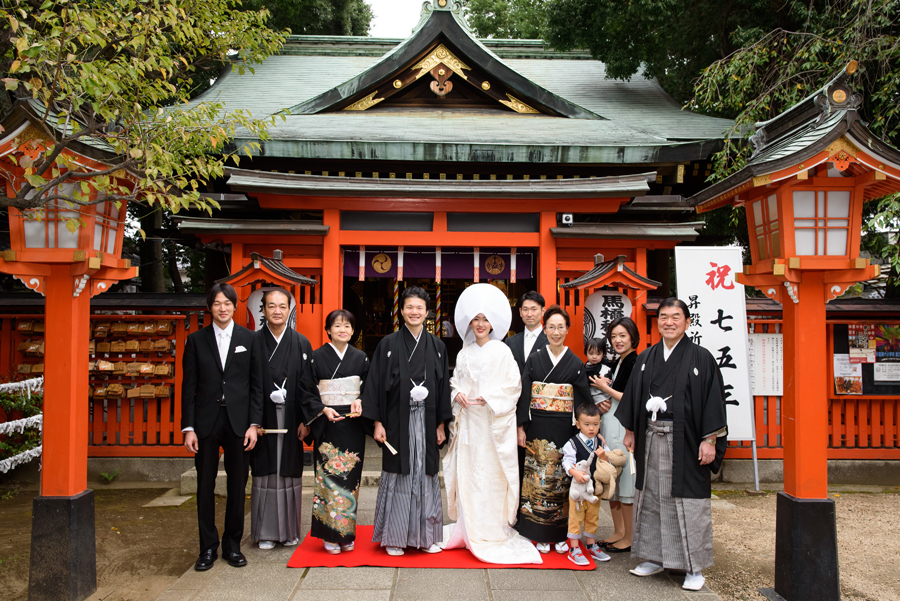 馬橋稲荷神社での結婚式
