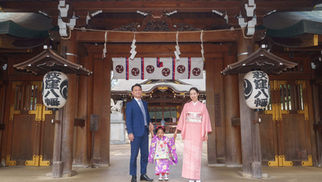 荻窪八幡宮で七五三|静かな境内で過ごした、3歳の七五三の一日