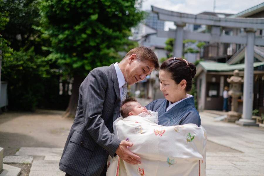 住吉神社さんでのお宮参り撮影