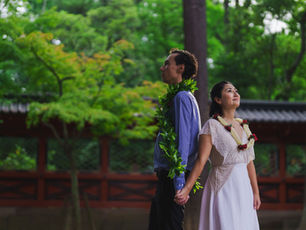 Hawaii meets Japan - engagement photo session in Tokyo