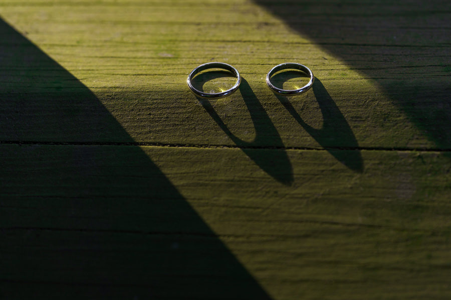 明治神宮で結婚式を挙げられる方の指輪