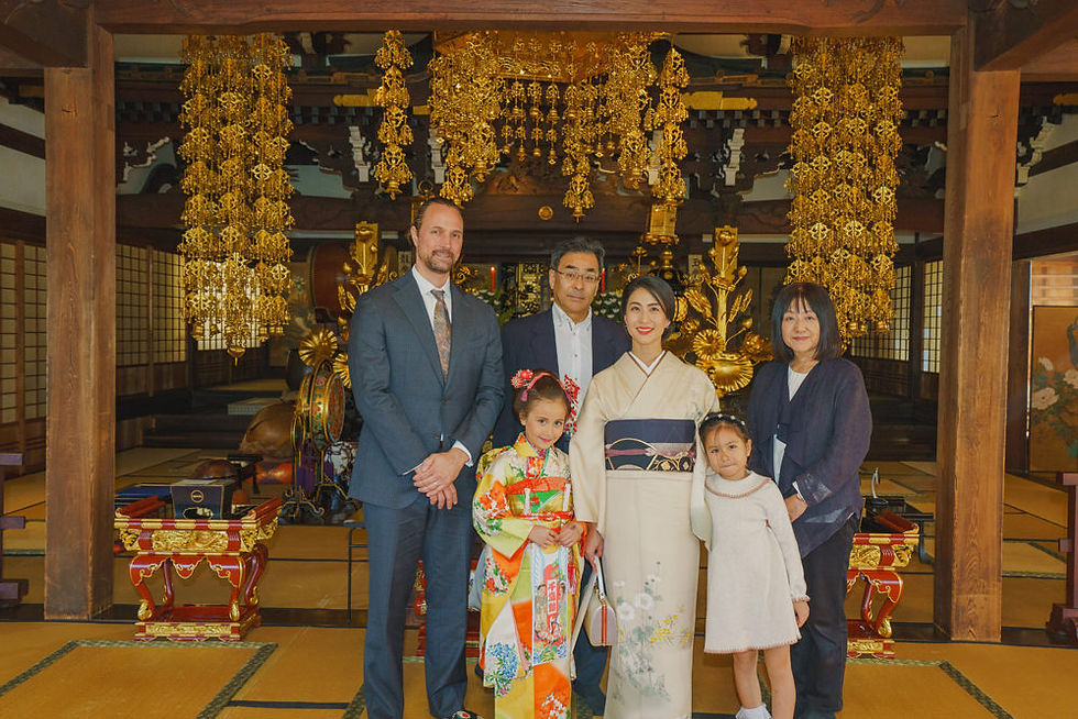 祐天寺での七五三詣り
