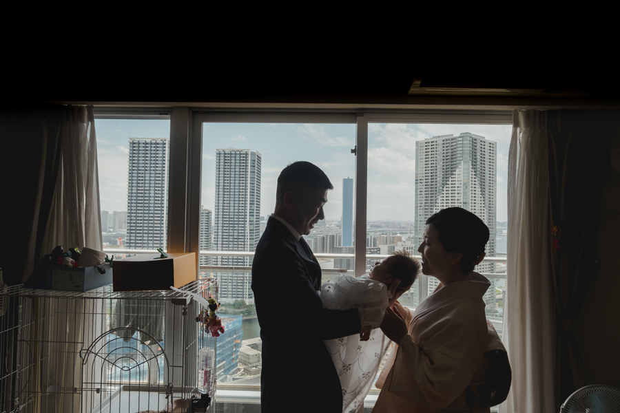 ご自宅でのお宮参り撮影