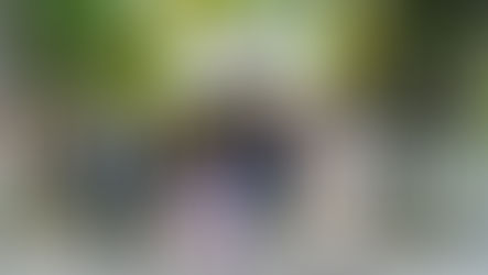 三兄妹での集合写真　鬼子母神での七五三