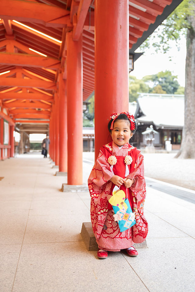 大宮氷川神社での七五三詣り