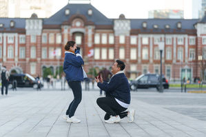 Two ways to capture your surprised proposal in Tokyo, or any places in Japan