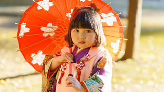 石神井氷川神社で愛犬ちゃんと一緒に七五三