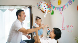 佐倉市での一歳誕生日撮影