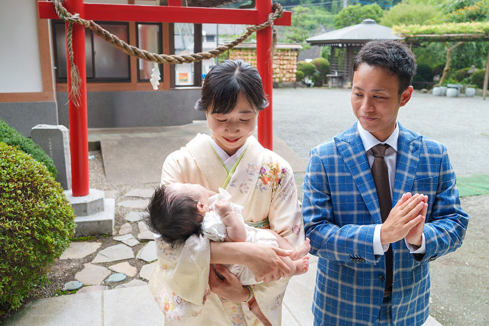 琴平神社でのお宮参り