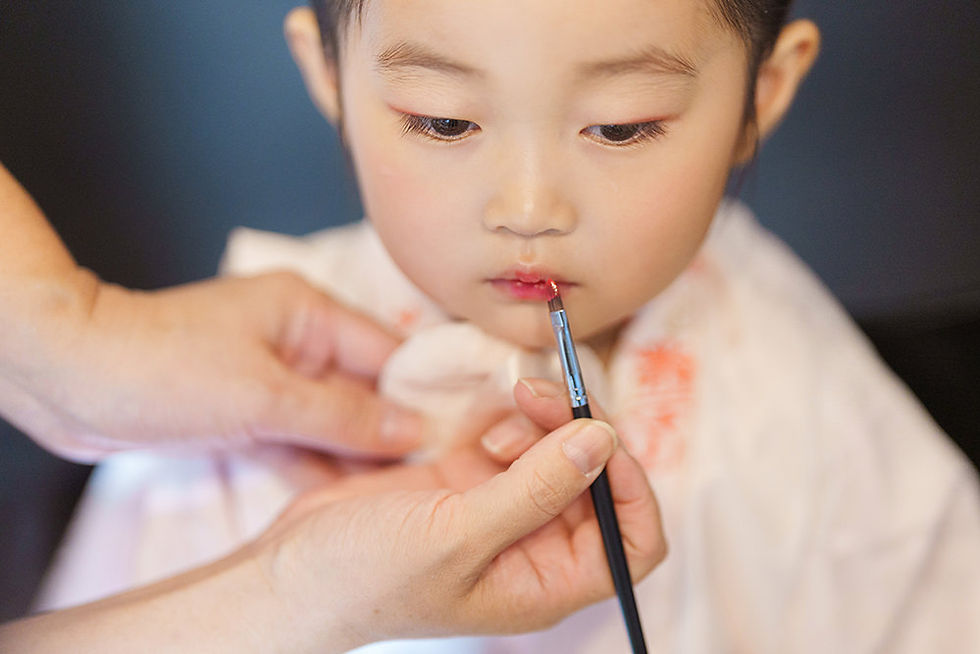 三歳のお子様へのメイクについて