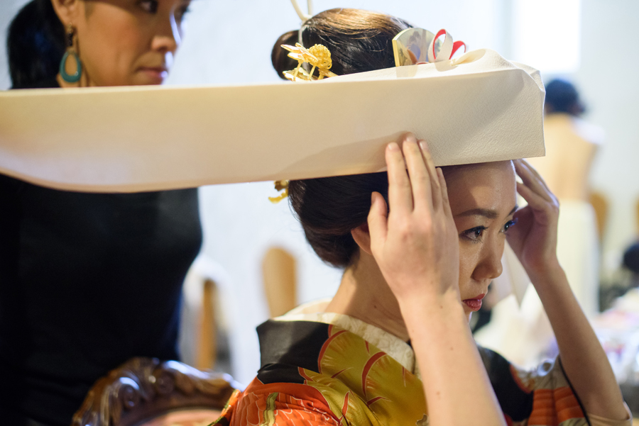 結婚式のお支度