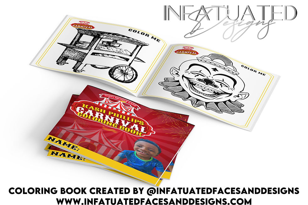 DOZEN CUSTOM COLORING BOOKS