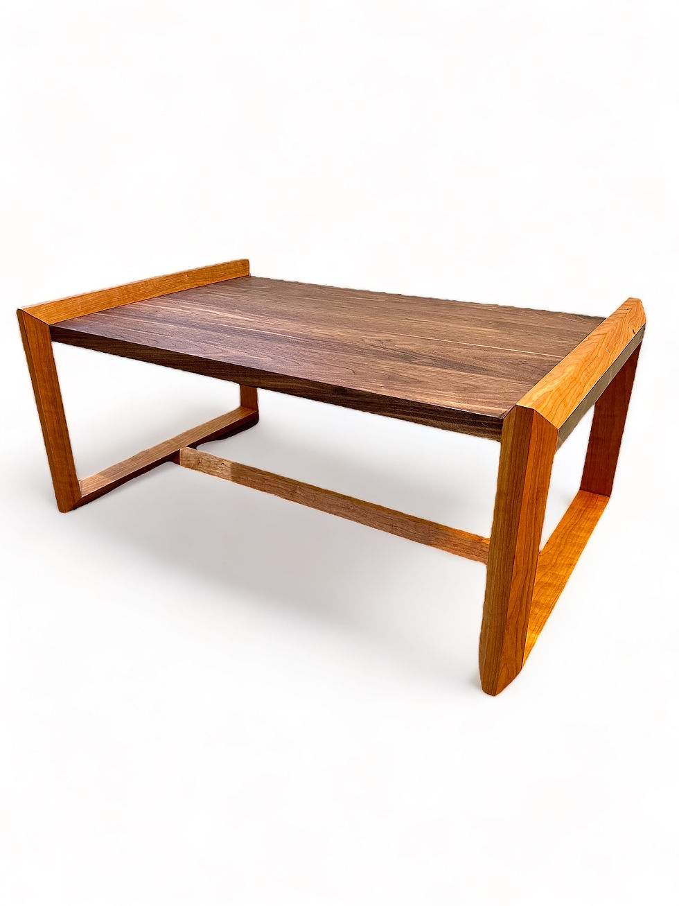 Thumbnail: Walnut Coffee Table with Cherry Base