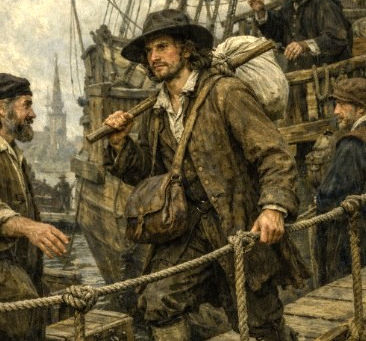 When did John Gaulding immigrate to Virginia