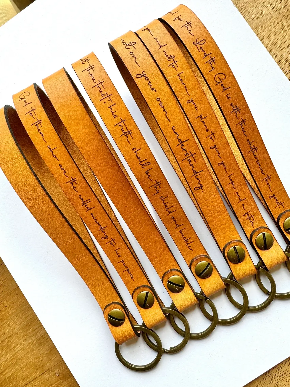 Thumbnail: Bible Verse Wristlet Keychain