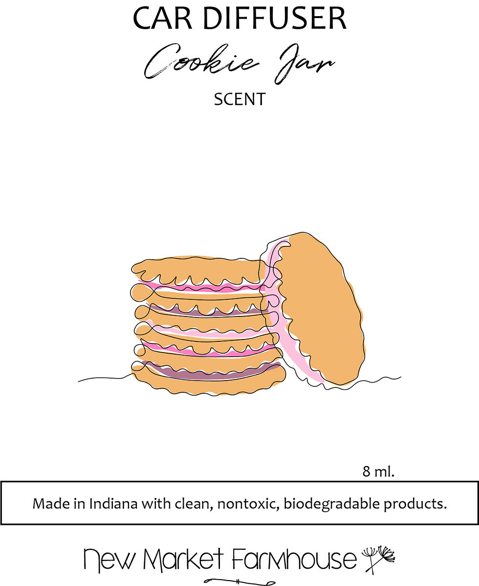 Thumbnail: Car Jar Freshener Diffusers - Non-toxic Clean Biodegradable